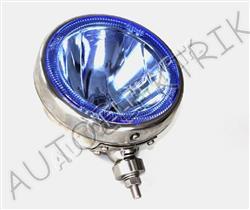 Přídavné dálkové světlo modré s LED prstenem, 12V, pr. 198mm